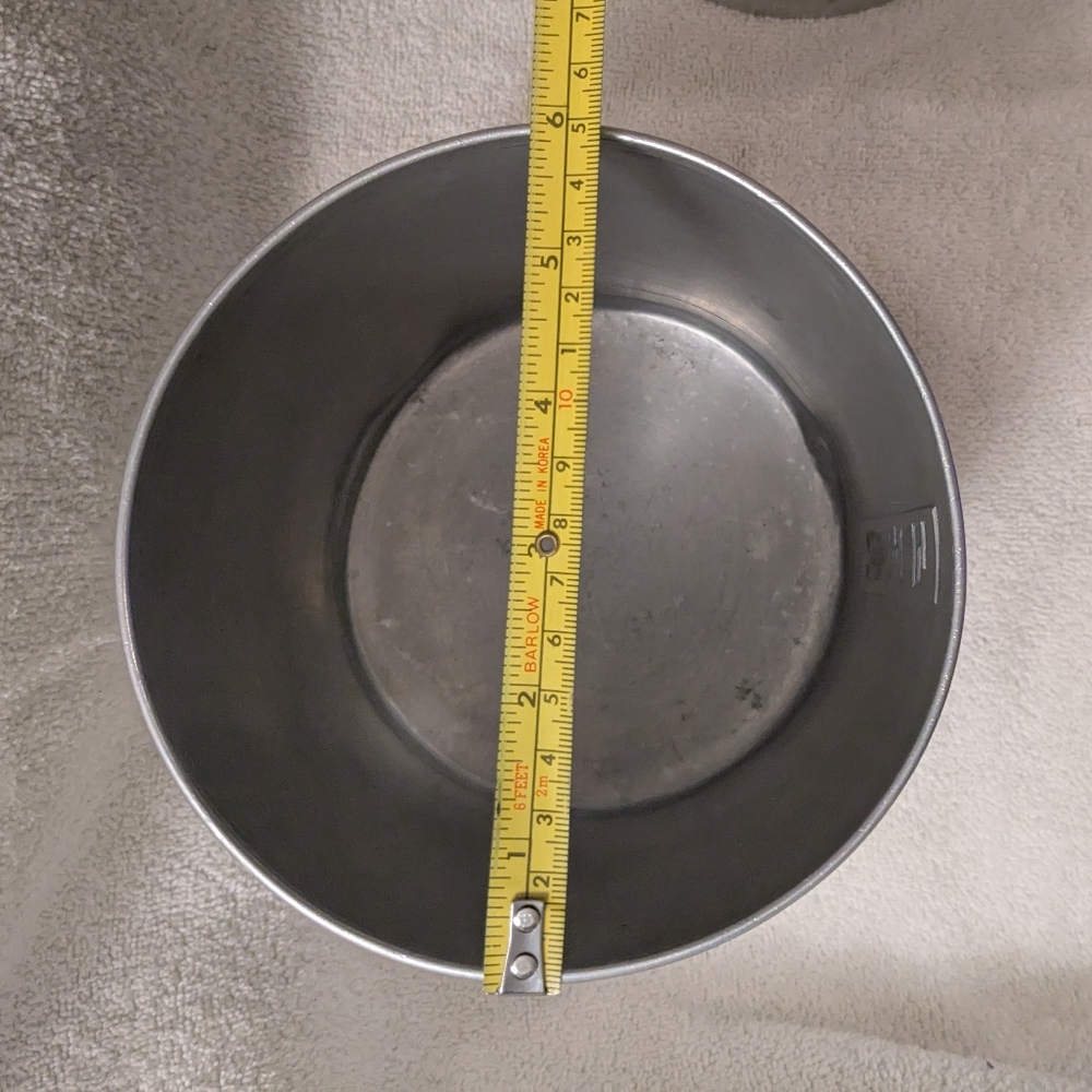Aluminum Canisters 4 Pc MCM Vintage Embossed Nesting Sugar Coffee Tea Grease - Picture 6 of 16